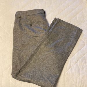 Herringbone Italian wool blend slacks Banana Republic